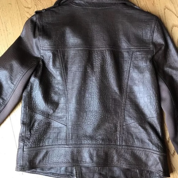 Trouve Dark Brown Leather Jacket - Picture 7 of 7